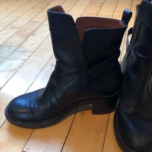 Balenciaga short heel booties